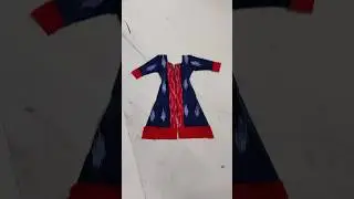 sambalpuri slit kurti cutting | front open kurti design #cuttingskills #frontopenkurti #kurti