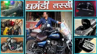 Meteor 350 Full Accessories Upgrade | Indore Bike Market Tour | Ghamandi Lassi Story | Chef Lucky