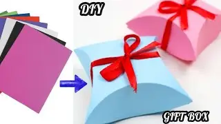 how to make paper gift box/easily make gift box/paper gif box/useful idea/diy gifts box/paper craft