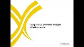Webinar: Comparative promoter analysis with Genomatix