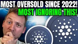 CARDANO ADA - MOST OVERSOLD SINCE 2022?!! PEOPLE ARE IGNORING THIS!