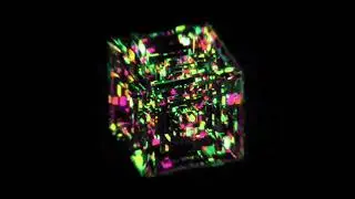 Magical Hexahedron Light Cube ~Synth Music & GIF Video by John Martini