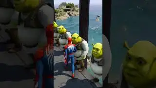 Spider Man vs Iron Man vs Venom Batman Rescue GTA 5 Gameplay Ep 287 #shorts