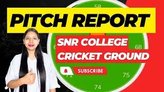 🏏 Pitch Report: SNR College Cricket Stadium Pitch Report, Coimbatore Tamil Nadu Pitch Report