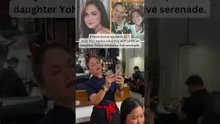 Judy Ann Santos is beaming with pride as daughter Yohan delivers a live serenade