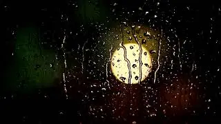 SOFT, GENTLE Rain Sounds on Window to help with Insomnia
