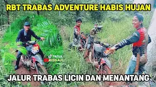 Rbt trabas adventure habis hujan jalur trabas licin dan menantang