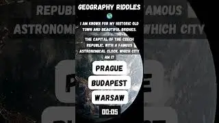 This Lightning Fast Geography Riddle Will Test Your Mind
