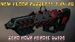 Destiny 2 - Zero Hour Heroic Floor Puzzle Changed 3.24.20!!! Quick Solo Guide