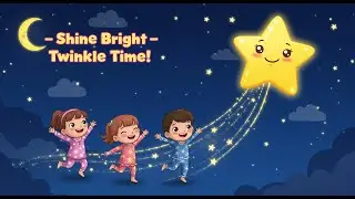 Twinkle Twinkle Shine and Bright | Magical Star Poem for Kids | 3D Animated Rhymes | Bedtime Song