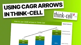 Как использовать стрелки CAGR в think-cell