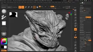 Concept sculpting in Pixologic Zbrush
