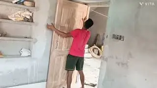 একা পাল্লার কাজ করা খুব কঠিন/door fitting 