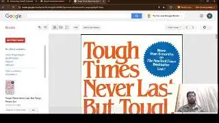 Tough Times Never Last, but tough people do !