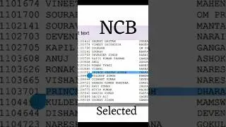 Selected in NCB .  selected in ssc gd 2022 . Narcotics Control Bureau