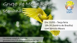 Grupo de Medita&ccedil;&atilde;o IESh - 23/09/2025 - S&eacute;rvula Maura