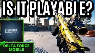 Delta Force Mobile GAMING TEST on a LOW END DEVICE | Mediatek Helio G85. 😲🔥