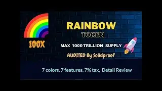 RAINBOW TOKEN | Rainbow Token Review | Scam or Invest? | Observation | Watch Before Buying | DYOR