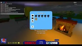 Rocitizens- Roblox- How to change a trash can to a fire place