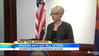 Arizona Governor Vetoes `Religious Freedom` Bil