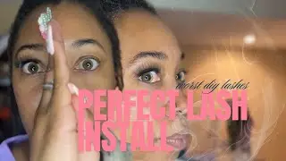 PERFECT DIY Lash Application using the WORST clusters EVER!!! #lashes #lashclusters #diylashes