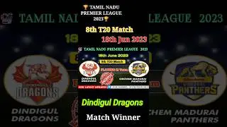 DD vs SMP | Dindigul vs panthers Dream11 | 8th T20 Match #TNPL #Tnpl2023 #DDvSMP #shorts #status