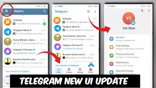 Новое обновление пользовательского интерфейса Telegram 2026 | Как получить новое обновление Teleg...