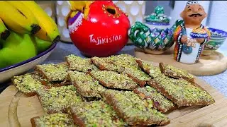 Сохана! Попробуйте это иранское лакомство. Sohan recipe سوهان ارده