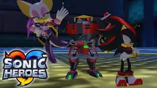 Sonic Heroes - Team Dark - FULL PLAYTHROUGH [4K 60 FPS, No Commentary]