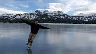 Ice Skating Caples Lake Dec 16, 2018
