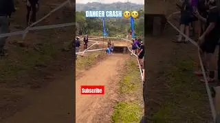 Danger cycle crash 😭😡🤬🤒 #cyclingfail #cyclestunt #mtb #crash #accidentscaughtoncamera