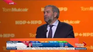 Federal Election 2015: Canadians rejected the politics of fear and division: Mulcair