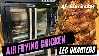 HOW TO AIR FRY CHICKEN LEG QUARTERS | GOURMIA FRYER | STAY AT HOME MOM | PINAY MOM IN US