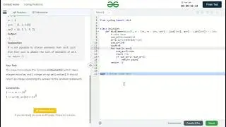 Geeks for geeks contest -146 || All solution || java || python || c++