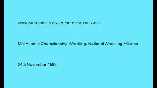 Retro Review - NWA Starrcade 1983   A Flare For The Gold