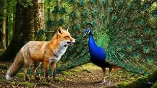 Peacock and Fox emotional story#story #peacock #ai 
