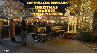 Copenhagen,Denmark Christmas Market People Watching| 11.4.23