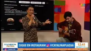 Sabor a m&iacute;, Catalina Plaza y Mart&iacute;n Silva.