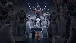 #AI#Exhibition#Visited by#Cat#Robots#Penguins#Snow Bear#Trending #Song