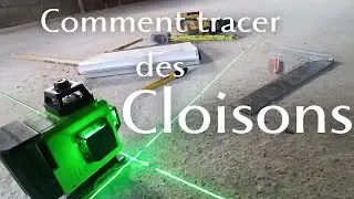 Construction de Maison : Comment tracer les cloisons au sol ?