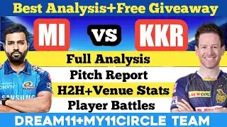 MI vs KKR | MI vs KOL Dream11 Prediction | MUM vs KOL My11circle Team | MI vs KKR IPLMatch | IPL2021