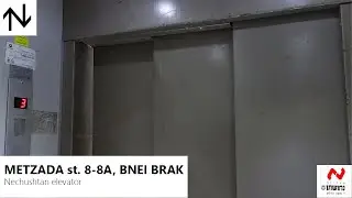 [RT] 1980's Nechushtan traction elevator @ Metzada st. 8 8A, Bnei Brak, Israel.