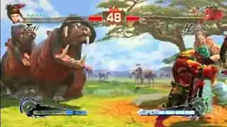 SSF4 Hakan gameplay footage