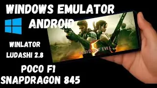 Resident evil 5 Windows Emulator Android Gameplay | Winlator Ludashi 2.8 | Poco F1 Snapdragon 845