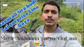 Butwal to galyang sasurali tira budi lai Lina surprise li gaya 😱❤️🙏🏽#vlog #support 
