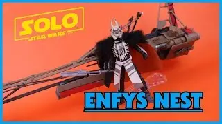 Star Wars Black Series ENFYS NEST & SWOOP BIKE Action Figure Vehicle Toy Review