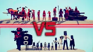 PRESENT ELF TEAM vs MEGA SPEAKERMAN | TABS - Totally Accurate Battle Simulator