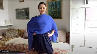 How to wear cashmere MULTIWAY poncho, 10 easy ways to style it in 2024  with Semka at SEMON Cashmere