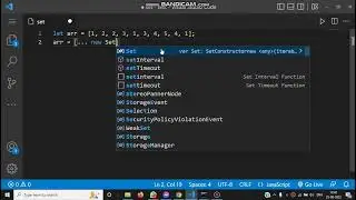 how to remove duplicate values from array in javascript by writing one line of code.