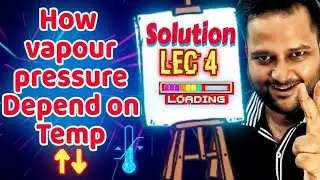 Vapour Pressure & Temperature | Sequential & Parallel Reactions | Class 12 Solution #neet#jee#viral